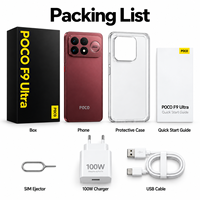 오리지널 모바일 폰 POCO F9 울트라 글로벌 버전 200MP OIS 5배 줌 페리스코프 스냅드래곤 8 엘리트 5세대 8050mAh 100W 5G 스마트폰