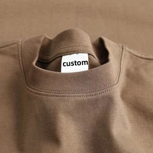 เสื้อยืดธรรมดาสำหรับผู้ชายเสื้อยืดปักลายไหล่ปล่อยไซส์ใหญ่ผ้าฝ้าย100% สำหรับผู้ชายจัดส่งแบบ DP - Product Image 6