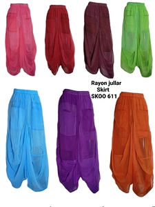 "Jupe portefeuille Mandala en coton vintage indien pour femmes adultes GM-SK0611 #### Maternité ### Taille naturelle" - Product Image 2