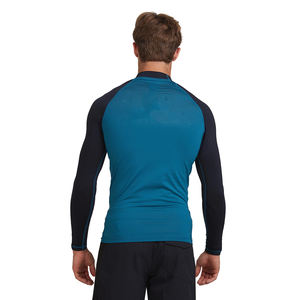 เสื้อรัดรูปผ้าโพลีเอสเตอร์สำหรับผู้ชายเสื้อรัดรูปสำหรับออกกำลังกายวิ่งออกกำลังกายแห้งเร็ว - Product Image 2