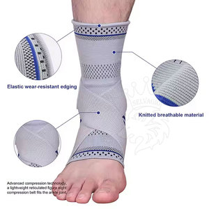 Supports de cheville élastiques avec tissu extensible pour l'entraînement physique et le soutien quotidien - Product Image 5