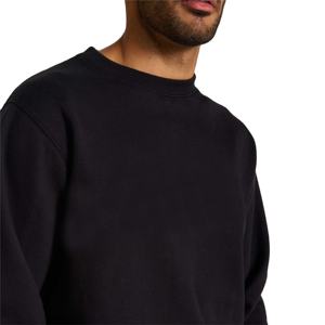 Sweat-shirt surdimensionné pour homme, lavage à l'acide, col rond, manches longues, vintage, 330 g/m², coton, motif uni, sweat-shirt d'hiver - Product Image 4