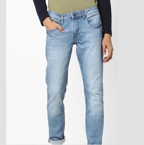Jeans en denim déchirés et usés, coupe droite, style décontracté, pour hommes, respirants, fermeture boutonnée, taille mi-haute - Product Image 6