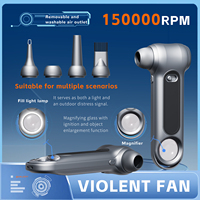 Mini souffleur sans fil super puissant 150000 tr/min, ventilateur turbo Dewalt, mini ventilateur turbo, fabricant de souffleur d'air électrique pour clavier