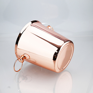 Vente en gros Seau à glace en cuivre pour bière, vin et boisson Seau à glace en acier inoxydable Fournitures pour hôtels Seau à glace Nouvelle arrivée Article incroyable - Product Image 5