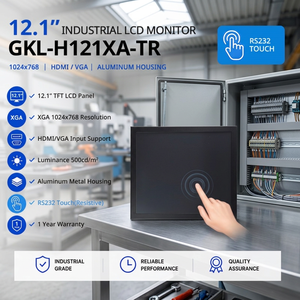 High Quality <b>Touch</b> Rack Display <b>Monitor</b> 4:3 Rack <b>Touch</b> <b>Monitor</b> Resistive Rack <b>Monitor</b> With Rack Mount Brackets - Product Image 1