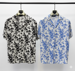 เสื้อเชิ้ตแขนสั้นผู้ชายลายทันสมัย ​​– ทรงหลวม ผ้าเนื้อน้ำหนักเบา ดีไซน์ฤดูร้อนทันสมัยสำหรับชุดลำลอง ชุดวันหยุด - Product Image 2