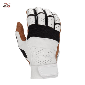 Guantes de bateo de béisbol de la mejor calidad, logotipo personalizado, diseño transpirable de Cuero al por mayor para posición de receptor al aire libre - Product Image 5