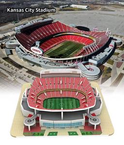 ชุดโมเดลสนามกีฬา 16-in-1 ประกอบด้วยแบบจำลองสถานที่สำคัญ เช่น เม็ทไลฟ์ สเตเดี้ยม อาซเตก้า, โซฟี และอื่นๆ จากสหรัฐอเมริกา แคนาดา และเม็กซิโก ปี 2026 - Product Image 1