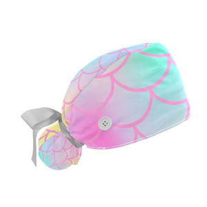 Sombrero de enfermería impreso personalizado con tela suave Sombrero de enfermería OEM para clínicas Dentistas y trabajadores de la salud - Product Image 6