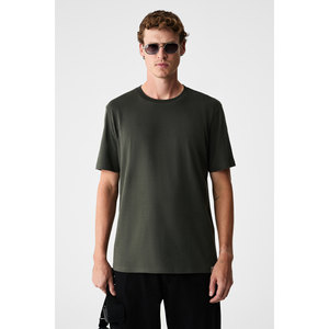 GRIMELANGE RUDY T-Shirt Basic da Uomo in Cotone Organico 100% Traspirante con Collo Rotondo Alan Ic Gostermeyen - Product Image 1
