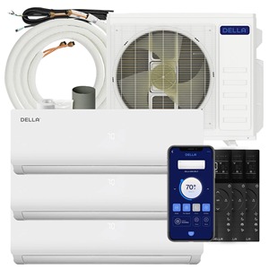 Climatiseur split 3 zones exclusif 28000 BTU, refroidissement efficace, contrôle de température individuel pour usage commercial - Product Image 6