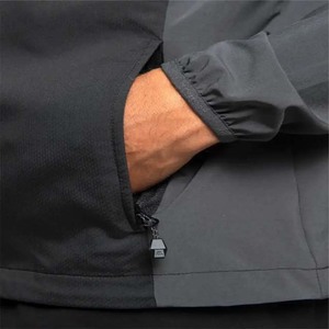 Vestes coupe-vent à capuche pour hommes personnalisées OEM, imperméables, en toile légère, respirantes, style streetwear - Product Image 6