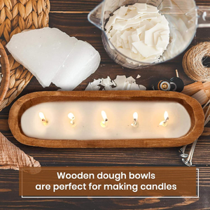 Ensemble de bol et spatule cosmétique en bois massif, léger, écologique, poli, avec logo personnalisé, pour crème faciale de spa, avec cuillère - Product Image 3