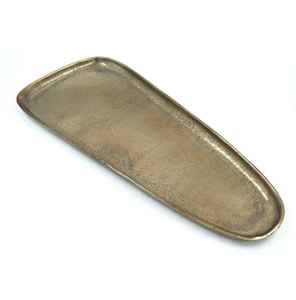 Bandeja de servir hecha a mano más vendida con metal para servir pasteles, café y refrigerios a un precio asequible del fabricante indio - Product Image 1