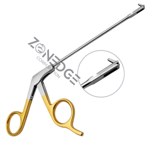 Punzón de backbiting de antro de alta calidad hacia arriba con mango dorado Punzones de mordida trasera de antrum de acero inoxidable alemán hacia arriba - Product Image 4