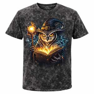 Acid Wash Embroidered 100% Cotton Short Sleeve Regular Fit Eco-Friendly <b>Men's</b> <b>T</b>-<b>Shirts</b> Wholesale <b>T</b>-<b>shirt</b> Supplier Pakistan - Product Image 3