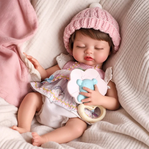Muñecas Reborn Babeside <span class=keywords><strong>Nancy</strong></span> de 12 Pulgadas de Silicona Suave Completa para Niñas, Escena Realista de Bebé Durmiendo - Product Image 4