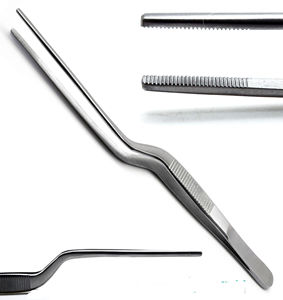 Pinzas de Bayoneta Manuales de Acero Inoxidable - Instrumento Quirúrgico Duradero para una Manipulación Precisa en Operaciones Médicas - Product Image 5