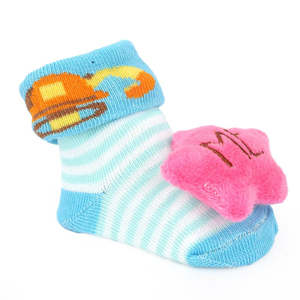 Newborn <b>Booties</b> - Blue - Product Image 1
