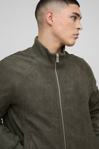 เสื้อแจ็คเก็ตบอมเบอร์ผู้ชายแบบสั่งทำพิเศษ ปักลาย โพลีเอสเตอร์ กันลม ระบายอากาศ สไตล์วินเทจ ดีไซน์ล่าสุด บริการขายส่ง - Product Image 6