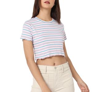 Top Corto Ecológico para Mujer, Ropa Urbana de Alta Calidad, Material Transpirable, MOQ Bajo, Colores y Tallas Personalizables - Product Image 1