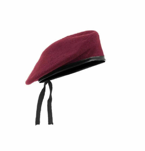 High Quality Unisex <b>Beret</b> Hat Custom Logo Flat Design Black Cotton Polyester Wool Outdoor Men's Classic Wholesale Accessory - Product Image 3