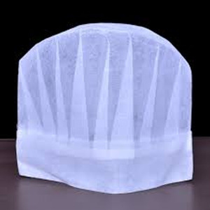 Sombrero de Chef no tejido desechable blanco de alta calidad Servicio de comida transpirable para hoteles y restaurantes Logotipo personalizado Precio bajo Venta - Product Image 2