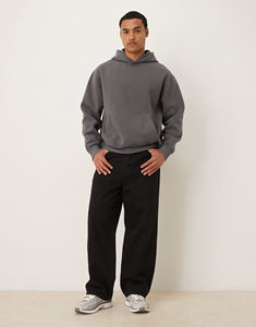 Sudadera con capucha Premium Heavyweight Plus Size en 400gsm Streetwear Pullover Vintage Wash con logotipo personalizado para hombres y mujeres al por mayor - Product Image 2