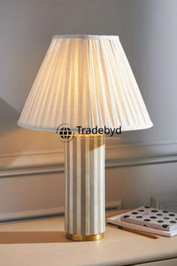 Lampe de table LED AC E26 moderne en os incrusté, fabriquée à la main, éclairage décoratif de luxe pour la maison, l'hôtel et les projets d'aménagement intérieur Tradebyd - Product Image 2