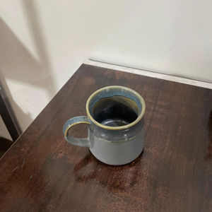 Vintage Ceramic Coffee <b>Mug</b> Retro Porcelain with Solid Pattern Reusable & Leak Proof for Stylish Coffee Drinkers - Product Image 1