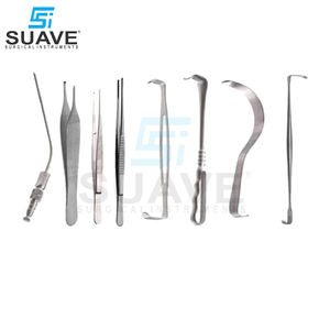 L'hôpital en acier inoxydable de qualité usine utilise un ensemble médical de 17 pièces d'instruments de chirurgie plastique par SUAVE SURGICAL INSTRUMNETS - Product Image 6