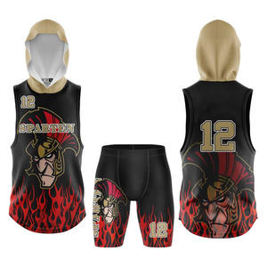 Venta al por mayor de ropa de fútbol americano personalizada para jóvenes de ajuste regular sublimación con capucha uniformes transpirables 7v7 y 7on7 conjuntos para adultos - Product Image 1