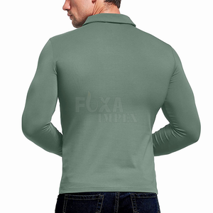 OEM 2024 hombres de secado rápido de algodón para camisetas Polo logotipo personalizado y diseño al por mayor de manga corta gimnasio Fitness ropa de punto - Product Image 4