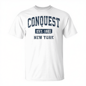 Camiseta Deportiva Vintage Conquest New York, Nueva York, Nueva York, Estilo Vintage, Camiseta Promocional - Product Image 2