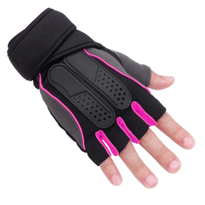 Impression de logo personnalisé demi-doigts Gym Fitness Wear Meilleur design Gants de gymnastique pour hommes Gants d'haltérophilie - Product Image 1