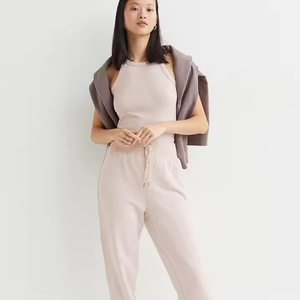 Wholesale Fashion Women's Casual <b>Trousers</b> Best Style Spring Style 100% Cotton Pants Mid for Street Wear Washed Look for Ladies - Product Image 6