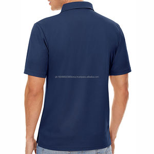 La ropa de verano a rayas de manga corta más vendida, Polo holgado de negocios para hombre, Polo rápido de servicio OEM - Product Image 3