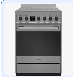 Meilleure cuisinière électrique autoportante en acier inoxydable 2026 Cuisinière électrique autoportante 60 cm 4 éléments - Product Image 2