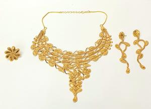 Conjuntos de joyería fina para mujer exclusivos de la colección africana, rubí chapado en oro de 24 quilates, nuevo diseño de moda para fiestas de aniversario de boda - Product Image 5