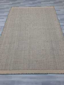 พรมอินเดียประดับด้วยขนสีแดงสดทำด้วยมือลายแอ็บสแตรกต์ที่สวยงามปรับขนาดได้มีให้เลือกหลายสี - Product Image 5