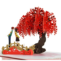 Tarjetas Románticas 3D Pop-up para el Día de San Valentín con Sobre, Hechas a Mano