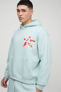 Sweat à capuche décontracté tendance avec logo personnalisé, 100% coton, coupe classique, imprimé par transfert thermique, blanc, hiver, pour homme - Product Image 4