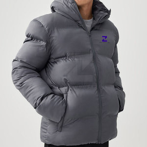 Veste d'hiver écologique et respirante à manches longues pour hommes veste polaire à conception personnalisée avec logo à l'avant - Product Image 3