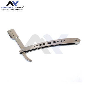 Rasoir droit manuel pour la coupe de cheveux, la barbe et les sourcils, outil d'épilation, de coiffure et de toilettage pour hommes, usage en salon ou à domicile - Product Image 6