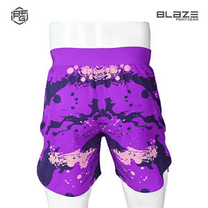 2024 Unisex cómodo patrón antiarrugas MMA pantalones cortos estilo de calle alta ropa deportiva transpirable equipo de entrenamiento ecológico - Product Image 4