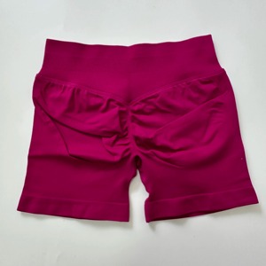Short de yoga personnalisé Short de sport sans coutures Scrunch Bum Workout Short de course à pied très extensible - Product Image 3