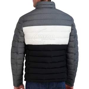 Nouvelle parka d'hiver rembourrée avec logo imprimé, 100% polyester, vente chaude, style personnalisé, veste matelassée pour homme - Product Image 2