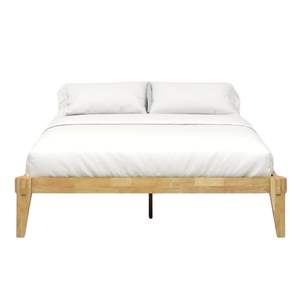 Cama Trosio de madera de teca de calidad superior hecha a medida muebles de Indonesia para Hotel Villa apartamento - Product Image 2