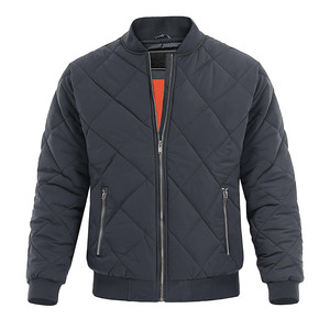 Haute qualité OEM Premium personnalisé hommes collège Baseball université Bomber veste lâche décontracté tendance broderie Patch toile tissu - Product Image 1